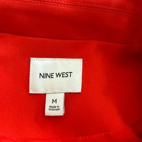 Nine West Vibrant Red Sleeveless Vest - Picture 5 of 6